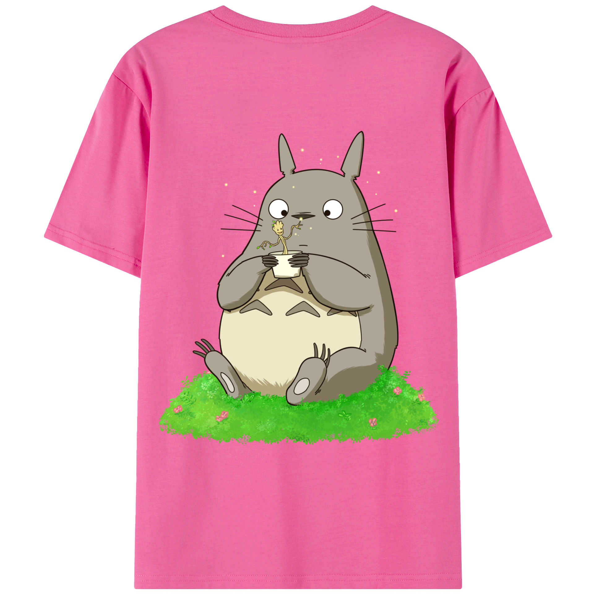 （画像用） となりのトトロ 草壁メイ 草壁サツキ My Neighbor Totoro Satsuki Kusakabe Mei Kusakabe レディース半袖Tシャツ(バックプリント)